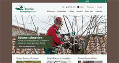 Desktop Screenshot of kuemin-baumpflege.ch